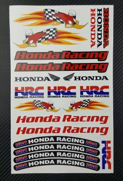 Honda cbr 600rr woody woodpecker hrc stickers logo set