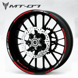 yamaha mt-07 red wheel rim stripes adhesives decals