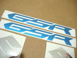 Suzuki GSR 750 2011 white stickers set