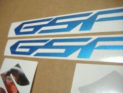 Suzuki GSR 750 2011 white stickers kit