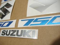 Suzuki GSR 750 L1 white decals