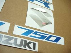 Suzuki GSR 750 2011 white adhesives set