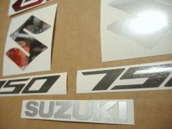 Suzuki GSR 750 L3 black full decals kit