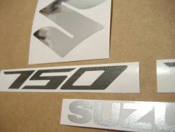 Suzuki GSR 750 L3 black logo graphics
