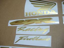 Honda CBR 1000RR 2004 cutom gold decals kit 
