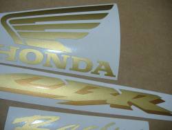 Honda CBR 1000RR 2005 cutom gold stickers kit