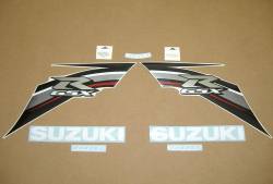 Suzuki GSXR 600 2013 red labels graphics