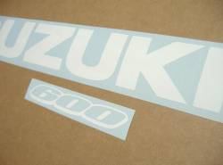 Suzuki 600 2013 red stickers kit