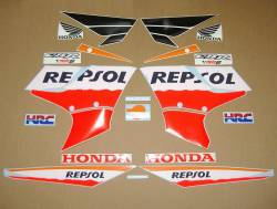 Honda CBR 150R 2005 Repsol labels graphics