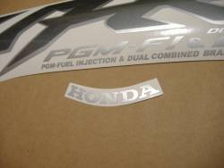 Honda VFR 800i 1999 black EU adhesives set