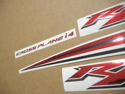 Yamaha YZF R1 2009 RN22 red decals