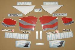 Yamaha R1 2000 RN05 5pw red stickers