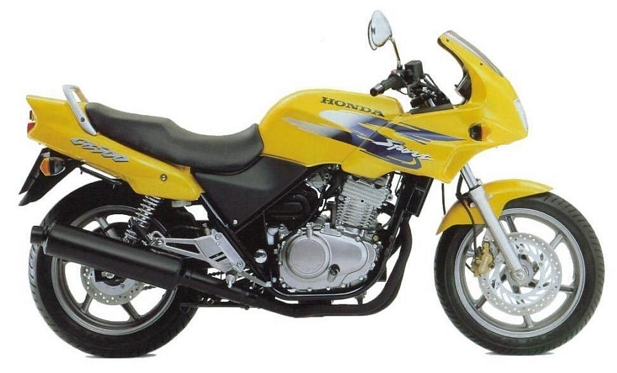 Honda CB 500S 1998 yellow stickers set