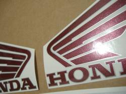 Honda 800i 1998 red logo graphics