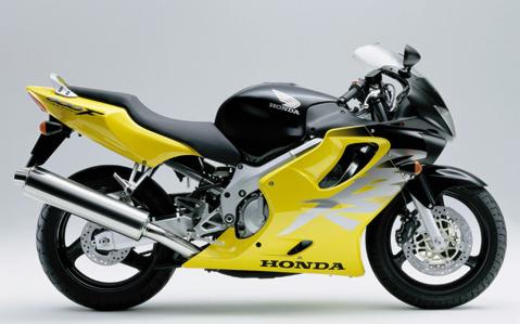 Honda CBR 600F F4 2000 yellow stickers