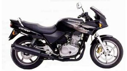 Honda CB500S 1999 black reproduction decals