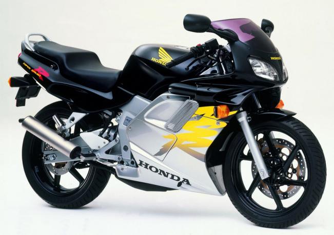 Honda NSR 125R 1999 black stickers kit 