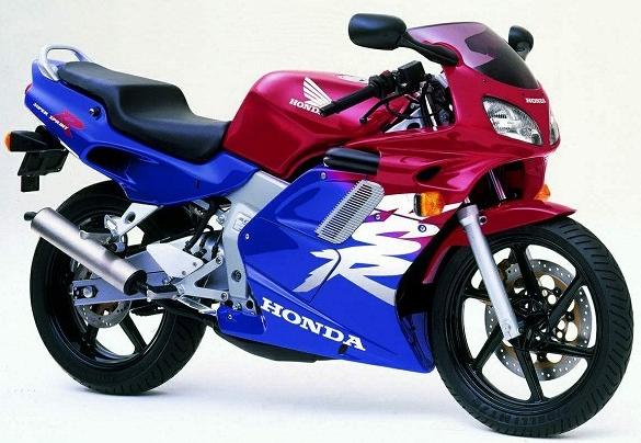 Honda NSR 125R 1999 blue decals kit 