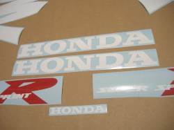 Honda NSR 125 1999 blue adhesives set