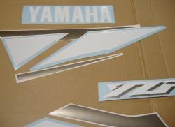 Yamaha YZF-R1 2001 RN05 blue stickers set