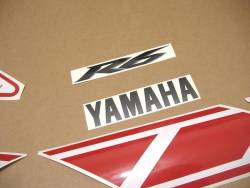 Yamaha r6 50th anniversary 2006 stickers set