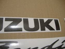 Suzuki 1200S 2001 silver adhesives set