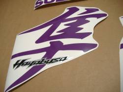 Suzuki Hayabusa gsx1340r k9 purple full decals kit