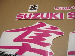 Suzuki Hayabusa 1340 k8 k9 hot pink stickers kit