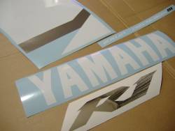 Yamaha YZF-R1 2002 RN09 blue stickers set
