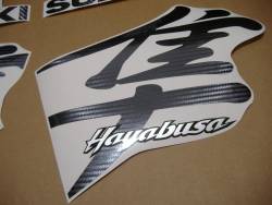 Suzuki Hayabusa 2001 2002 carbon fiber stickers set