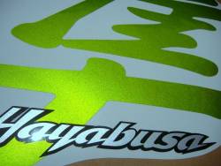 Suzuki Hayabusa 1300 2004 2005 pearly green graphics 