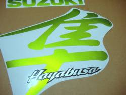 Suzuki Hayabusa 2001 2002 pearl green adhesives