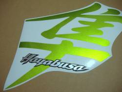 Suzuki Hayabusa k1 k2 pearl green stickers logo kit