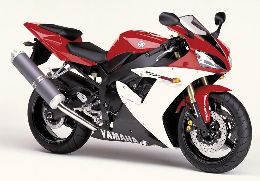 Yamaha R1 2002 RN09 5pw red stickers