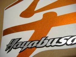 Suzuki Hayabusa busa 1999 2000 2001 orange stickers kit