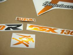 Suzuki Hayabusa gsx1300r 2006 pearly orange adhesives set