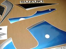Suzuki srad 600 gsxr 2000 1999 azul negro stickers set