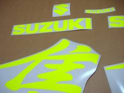 Suzuki Hayabusa 1999 fluo neon yellow graphics set