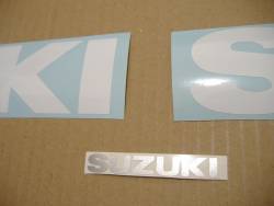 Suzuki GSXR 750 K8 white full decals kit