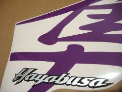 Suzuki Hayabusa gsx1300r K1 k2 purple stickers set