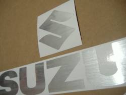 Suzuki Hayabusa 1999 k1 k2 k3 brushed silver stickers set
