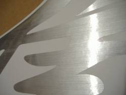 Suzuki Hayabusa k2 k3 brushed aluminium decals kit 