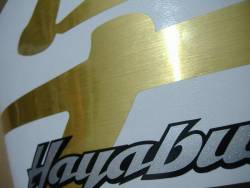 Suzuki Hayabusa k1 k2 k3 k4 brushed gold decals kit 