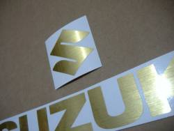 Suzuki Hayabusa k1 k2 k3 brushed gold stickers set
