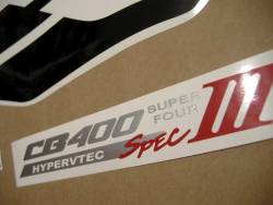 Honda CB400 spec3 2005 silver adhesives set