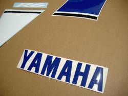 Yamaha yzf r6 2010 blue RJ15 13S logo labels set