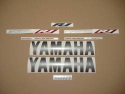 Yamaha R1 2003 silver grey replacement sticker set