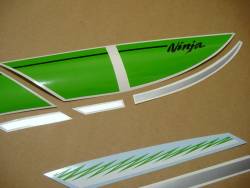 Kawasaki zx-10r ninja 2016 green sticker set