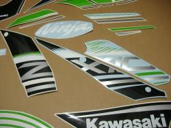Kawasaki zx-10r ninja 2016 green stickers kit 