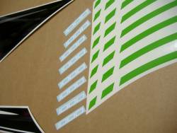 Kawasaki zx10r ninja 2016 green wheel stripes set